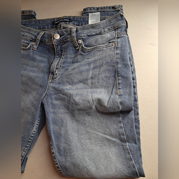 Calvin Klein Blue Jeans CKJ001 Super Skinny Size 8/28 - Picture 4 of 11